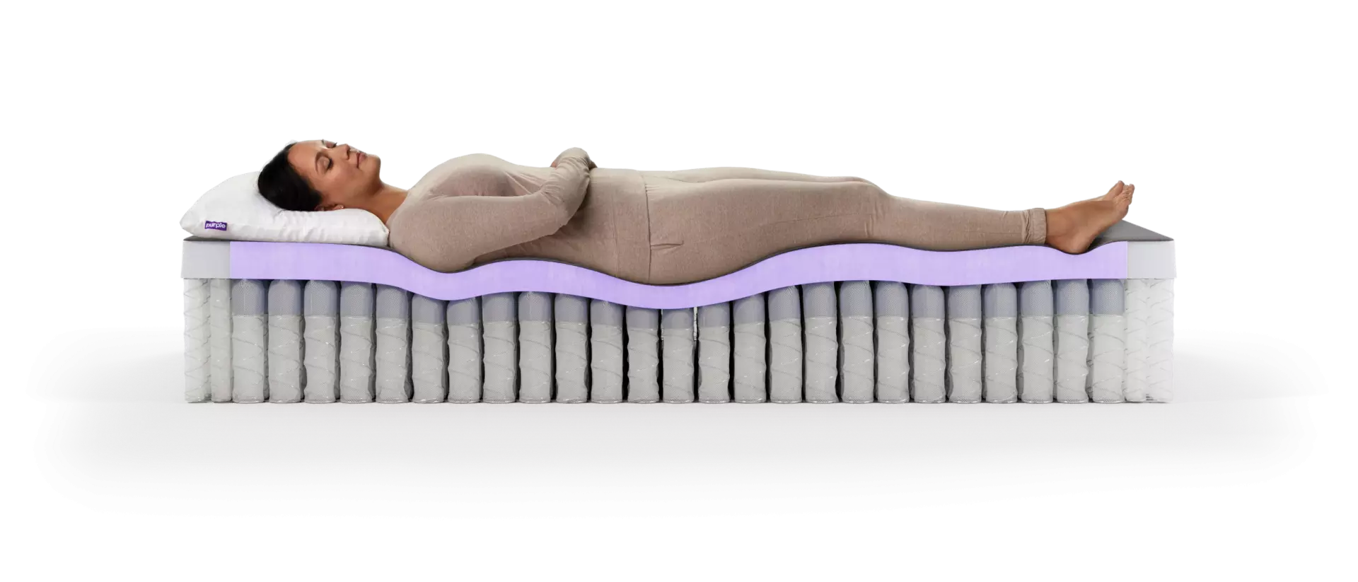 Purple RestorePremier hybrid mattress comfort