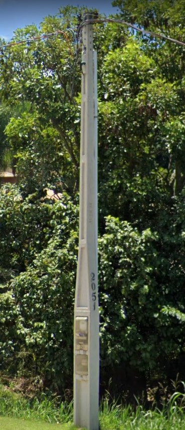 elec meter pole