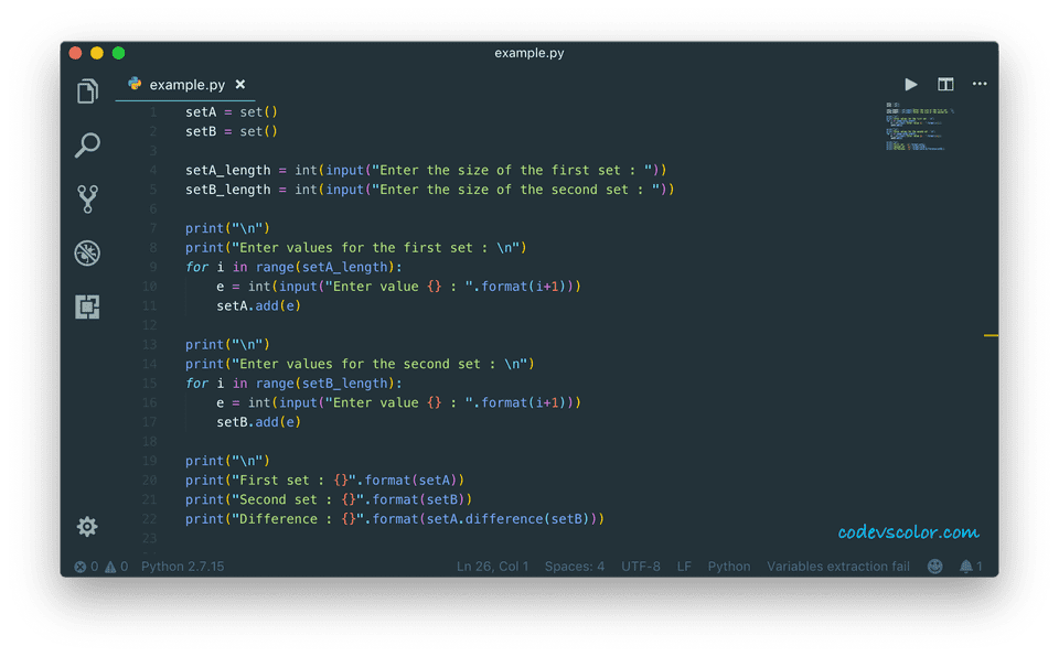 python find difference between two sets python find difference between two sets