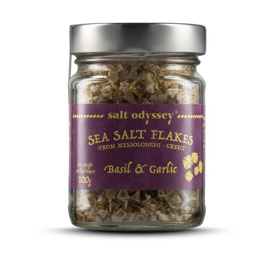 greek-products-sea-salt-flakes-with-basil-and-garlic-100g