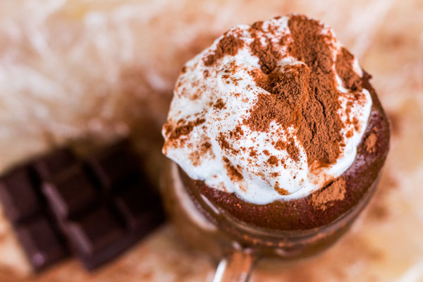 smooth and rich chocolate avocado pudding