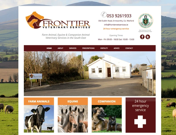Frontier Veterinary Services website goes live
