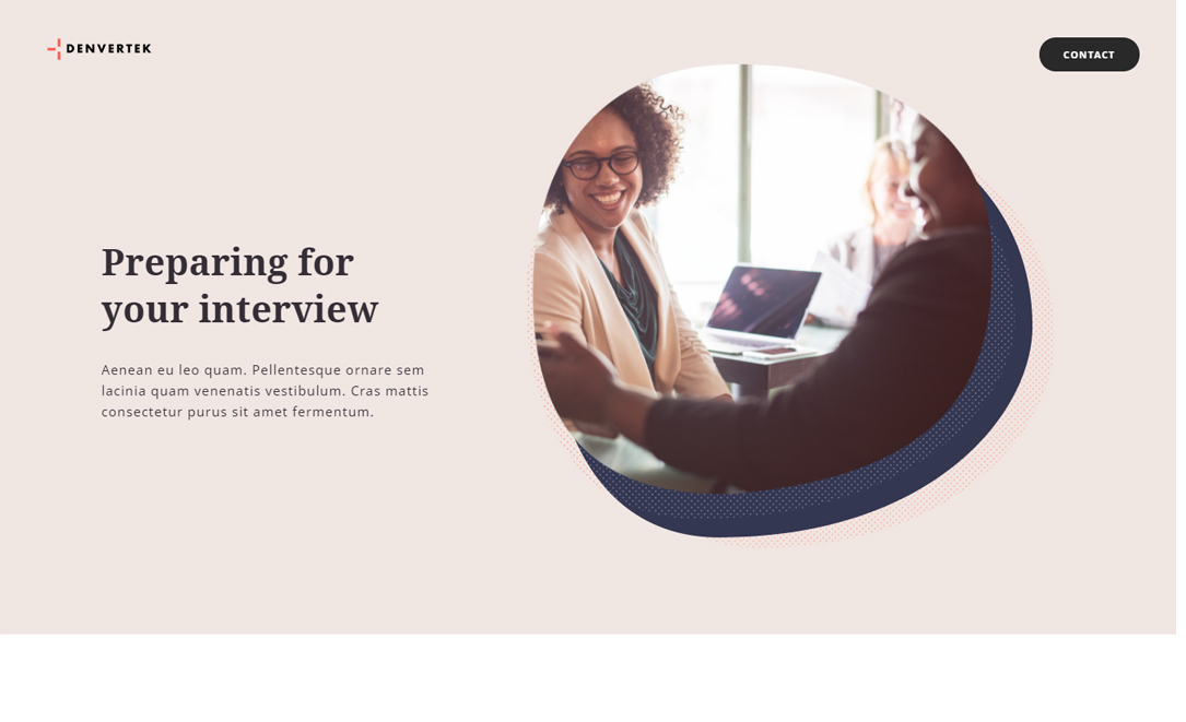 Microsite for on site or virtual workshop Microsite for on site or virtual workshop