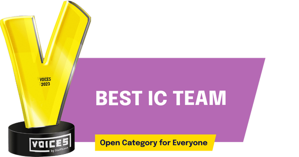 Best IC Team - Audience Award: Teamwork makes the dream work!