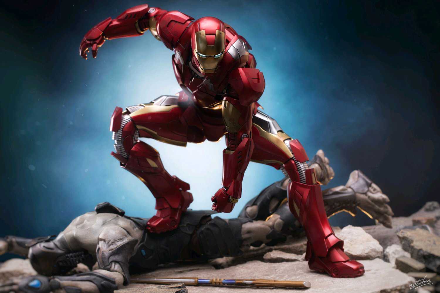 Hot Toys Metal Iron Man Mark VII