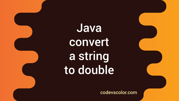 java string double