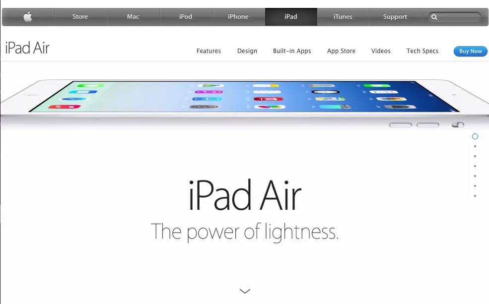 iPad Air Landing Page Copy