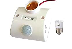 Totelec Unique Motion Sensor Lamp Holder review