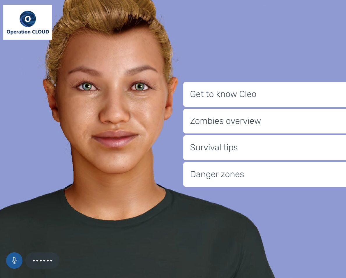 Cleo virtual agent image