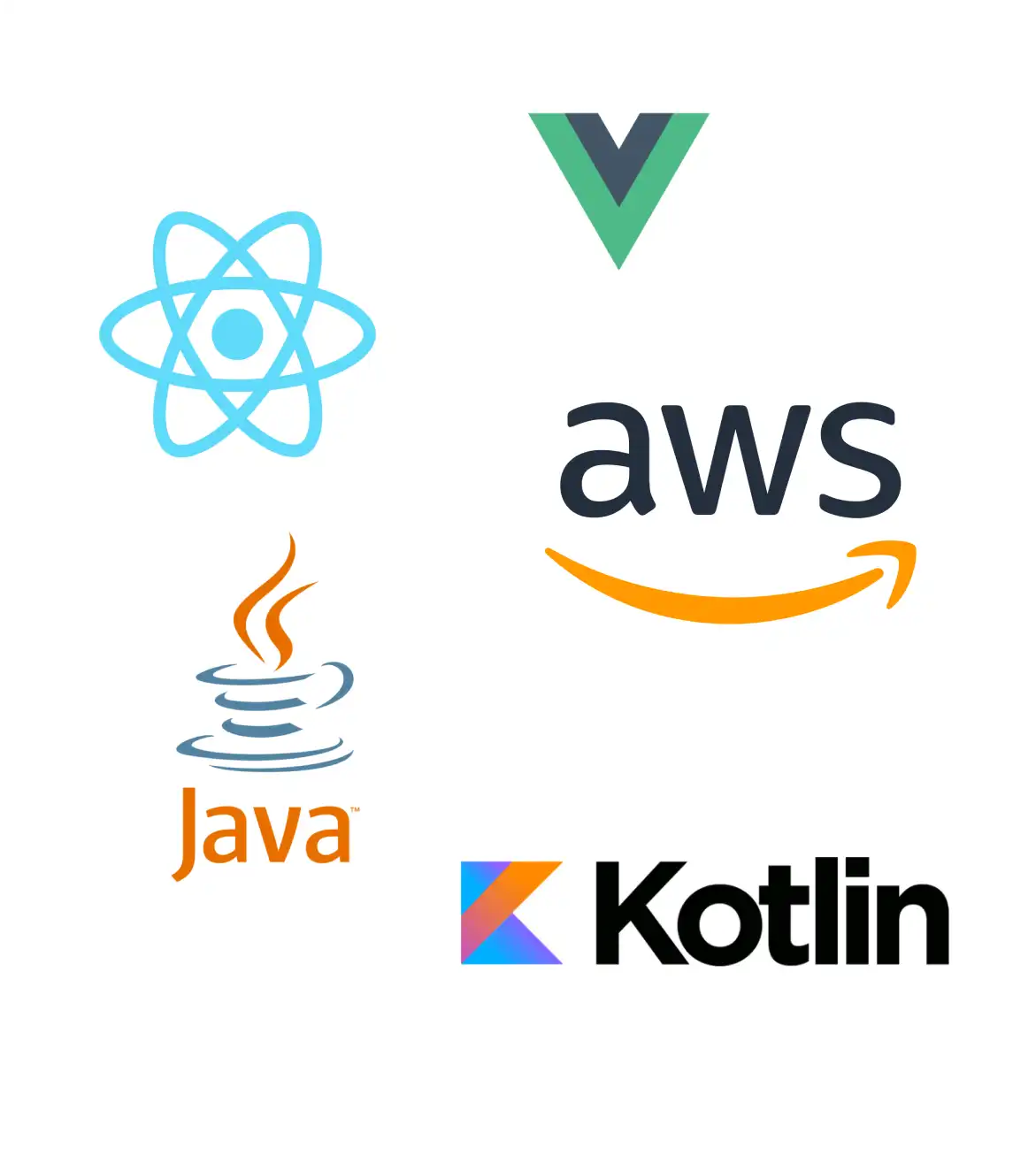 Et utvalg av teknologi-logoer