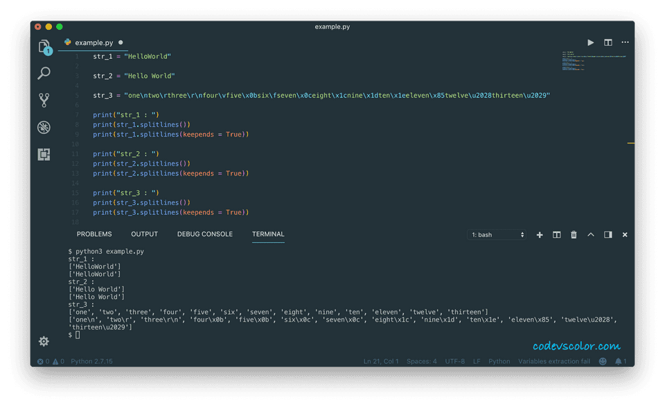 python-example-program-to-split-a-string-at-linebreak-using-splitlines-codevscolor