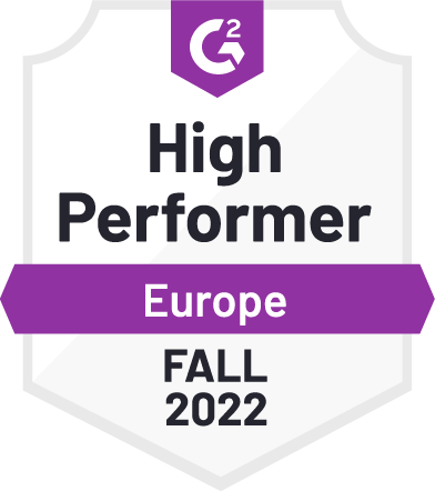 G2 Products in the High Performer quadrant in the Europe Regional Grid® Report have high customer Satisfaction scores and low Market Presence scores compared to the rest of the category.