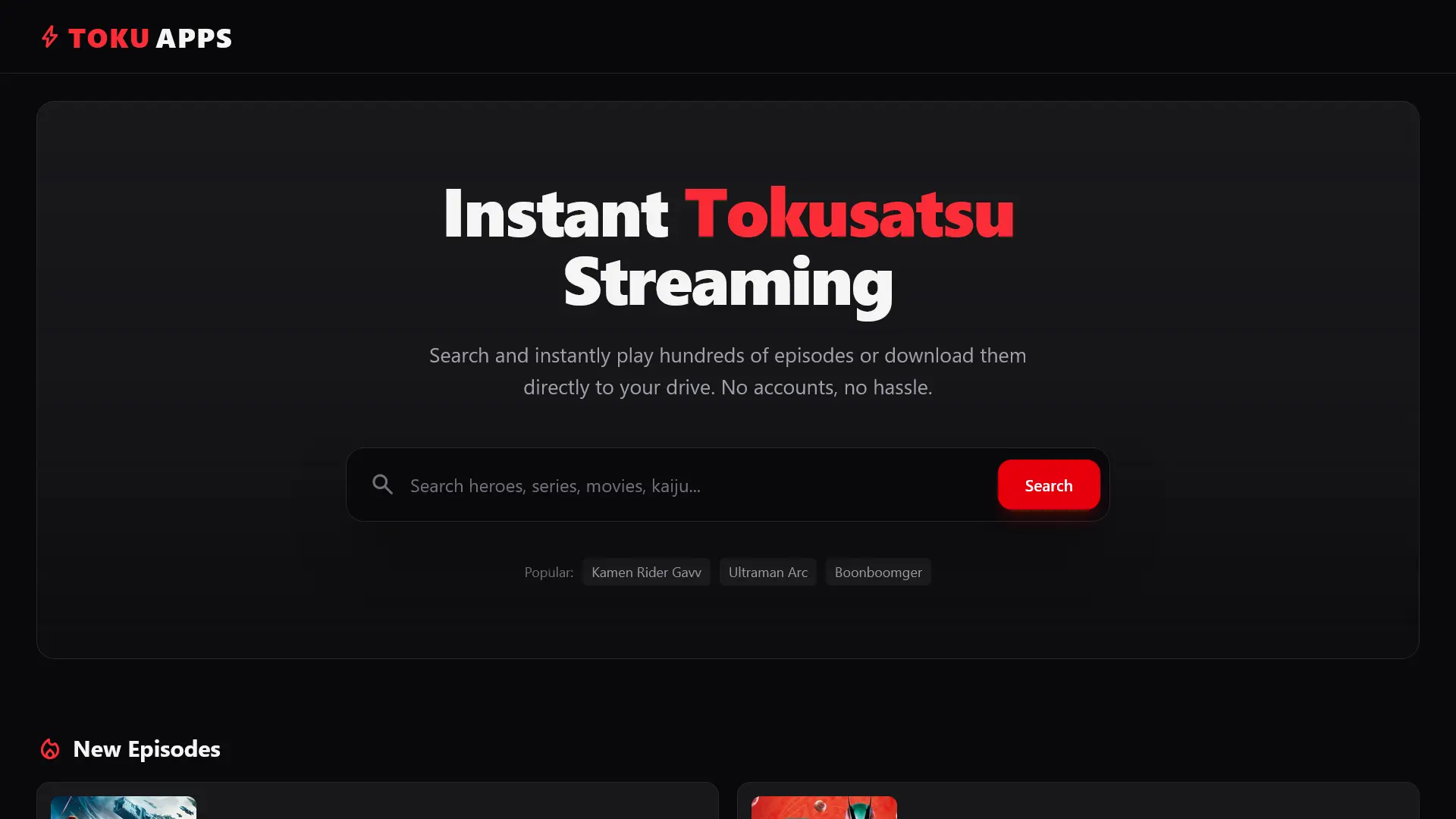 Tokusatsu Streaming