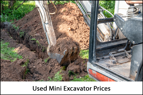 Used Mini Excavator Prices