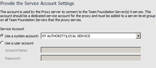 TFS proxy service
