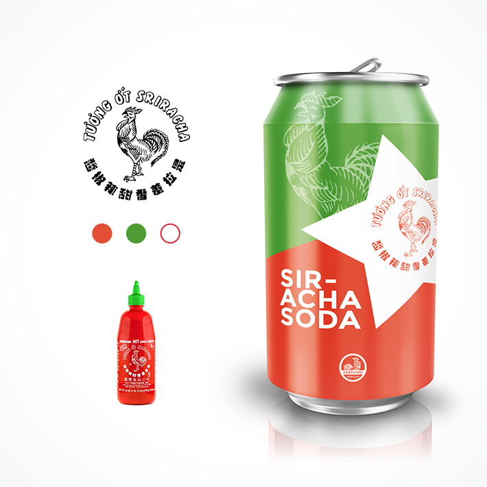 Condiment Cans Huy Fong Siracha Sauce