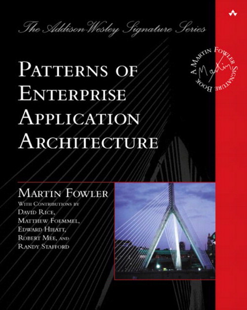 cover of Patterns of Enterprise Application Architecture by Martin Fowler