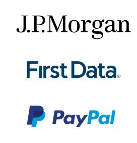 JP Morgan, First Data, PayPal