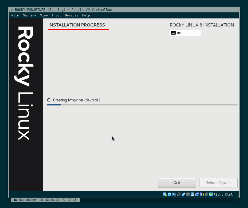 rocky linux install