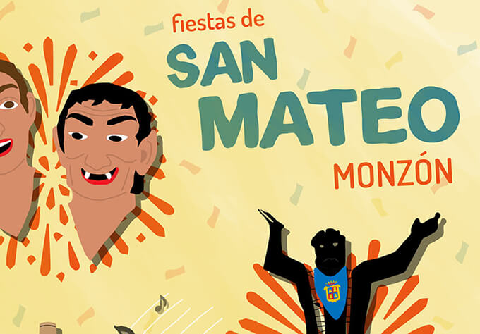 Cartel Fiestas San Mateo Monzón 2018