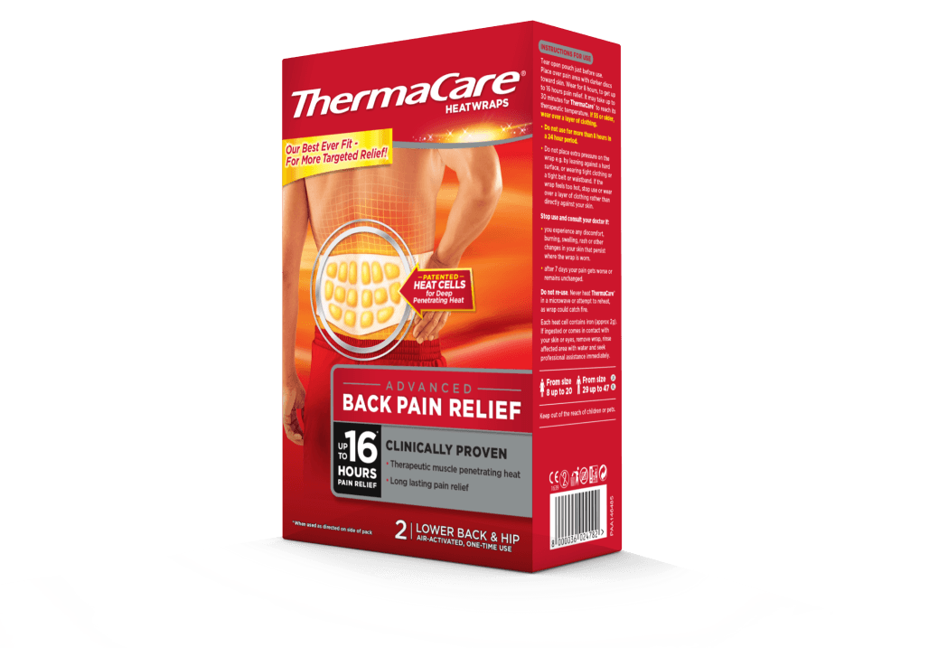 ThermaCare®
Neck, shoulder and wrist