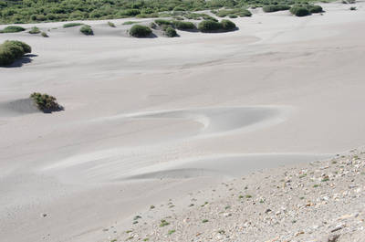 Sanddünen auf knapp 3000 Metern
