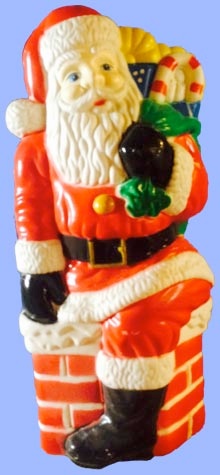 Santa In Chimney photo