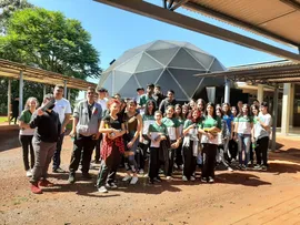 Integrado promove visita de estudantes de escola pública ao Polo Astronômico da UTFPR