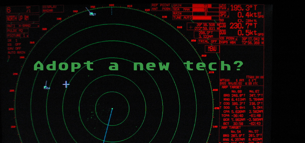 Radar image of new tech