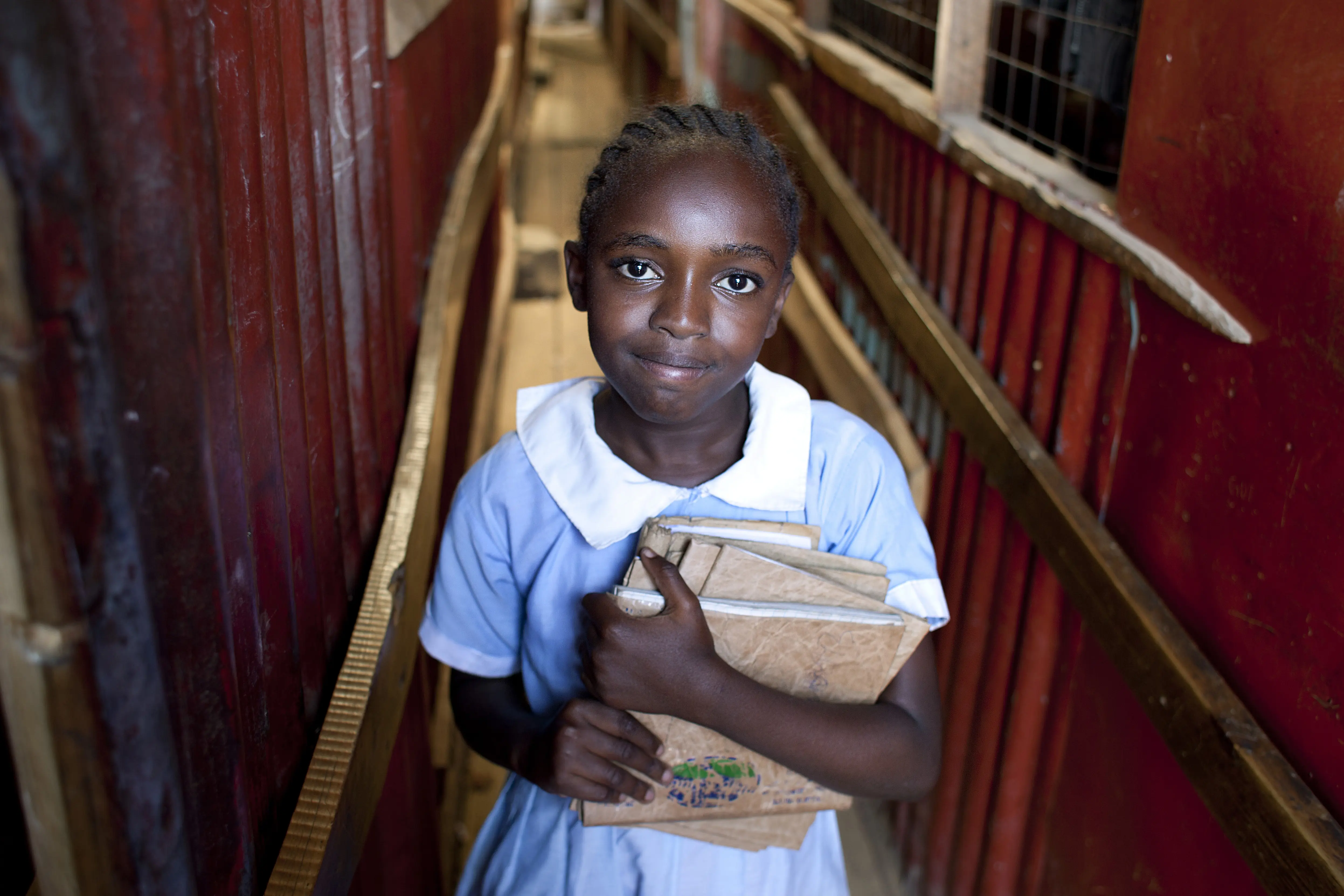 Elizabeth attends St. Francis School in Nairobi, Kenya, thanks to a cash transfer provided by Concern to her parents