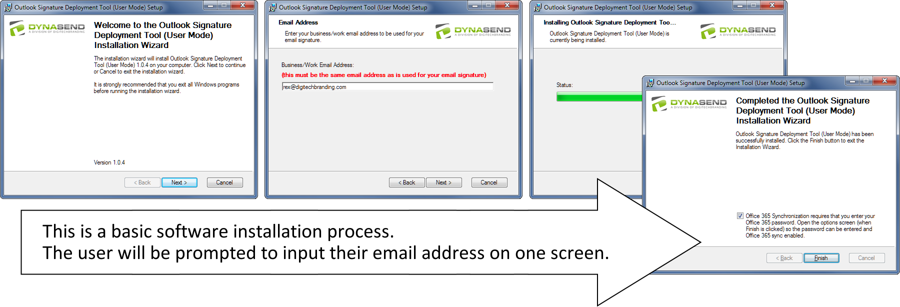 Email Signature Installer