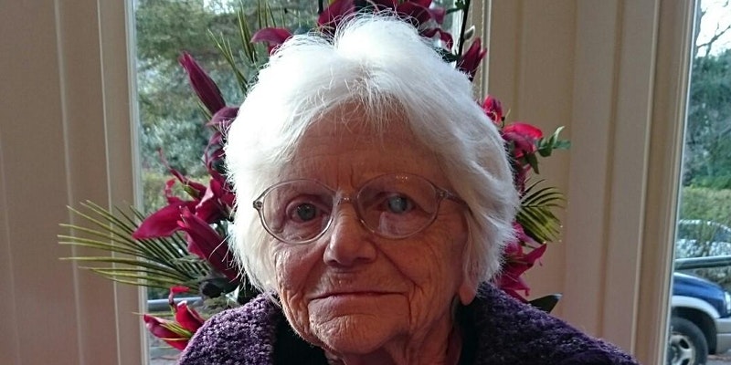 woman with gray hair