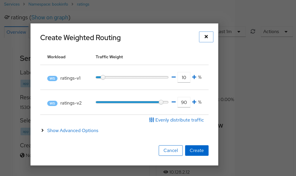 Weighted Routing Wizard