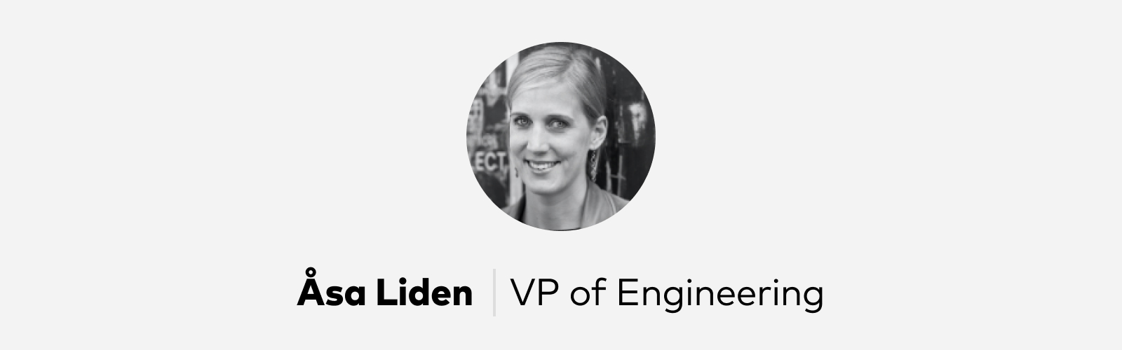 Asa Liden VP Engineering at Pitch