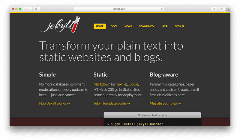 Jekyll website is too retro-style