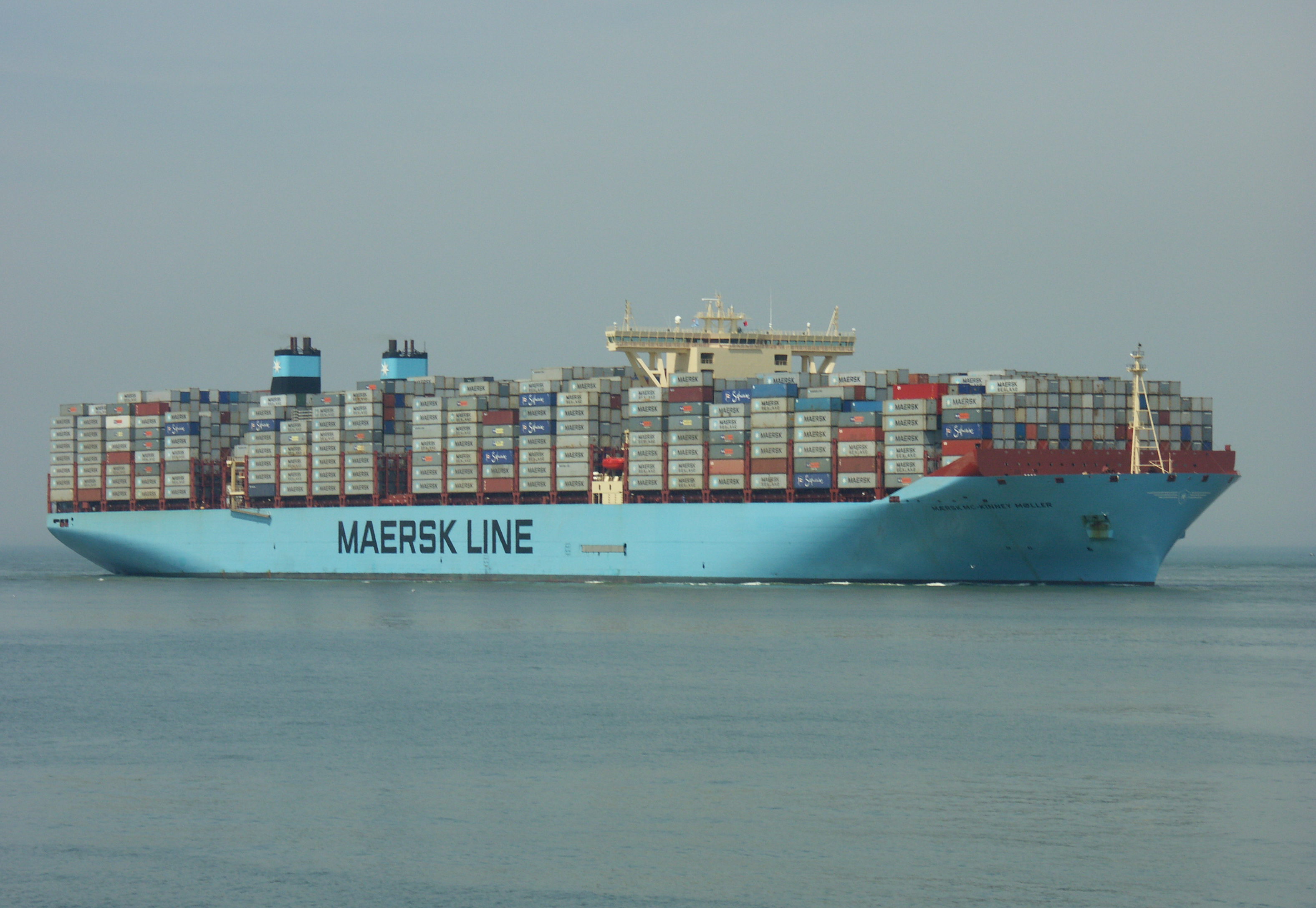 Maersk container ship