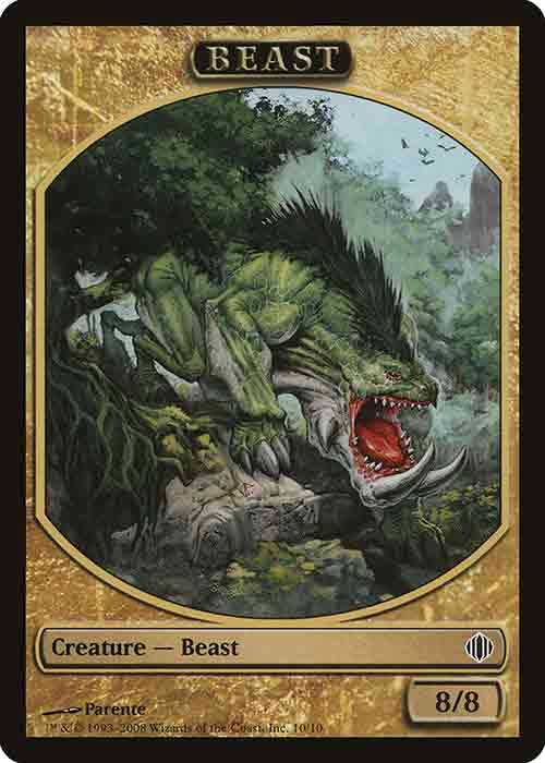 8/8 Multicoloured Beast Creature Token | MTG.onl Tokens