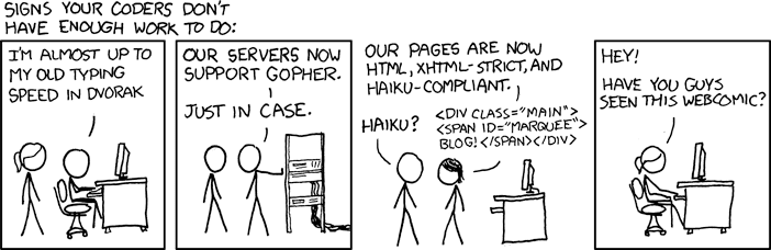 comics not enough work