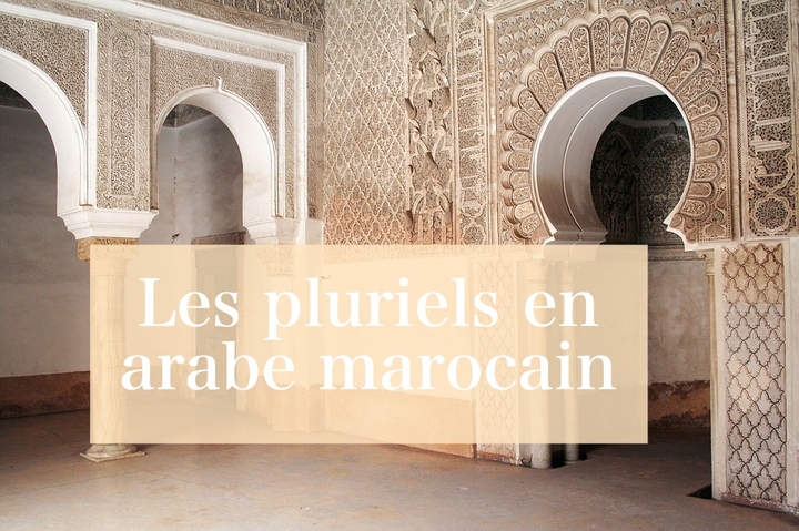 Les pluriels en arabe marocain