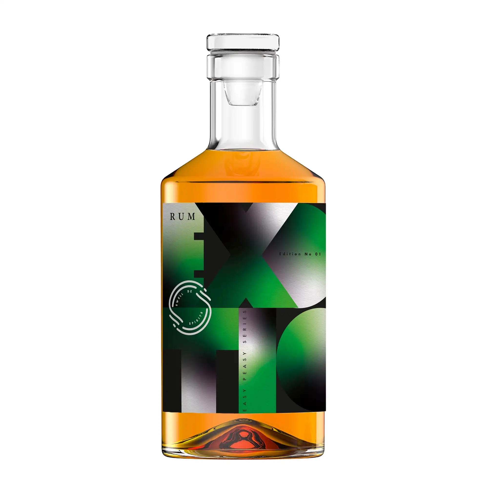 Image of the front of the bottle of the rum Easy Peasy Series (Exotic Blended Rum)
