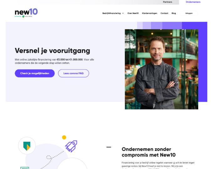 Facturen voorfinancieren voor financiële ruimte met New10
