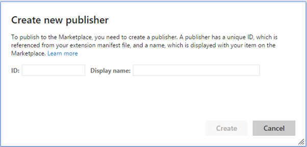 create publisher