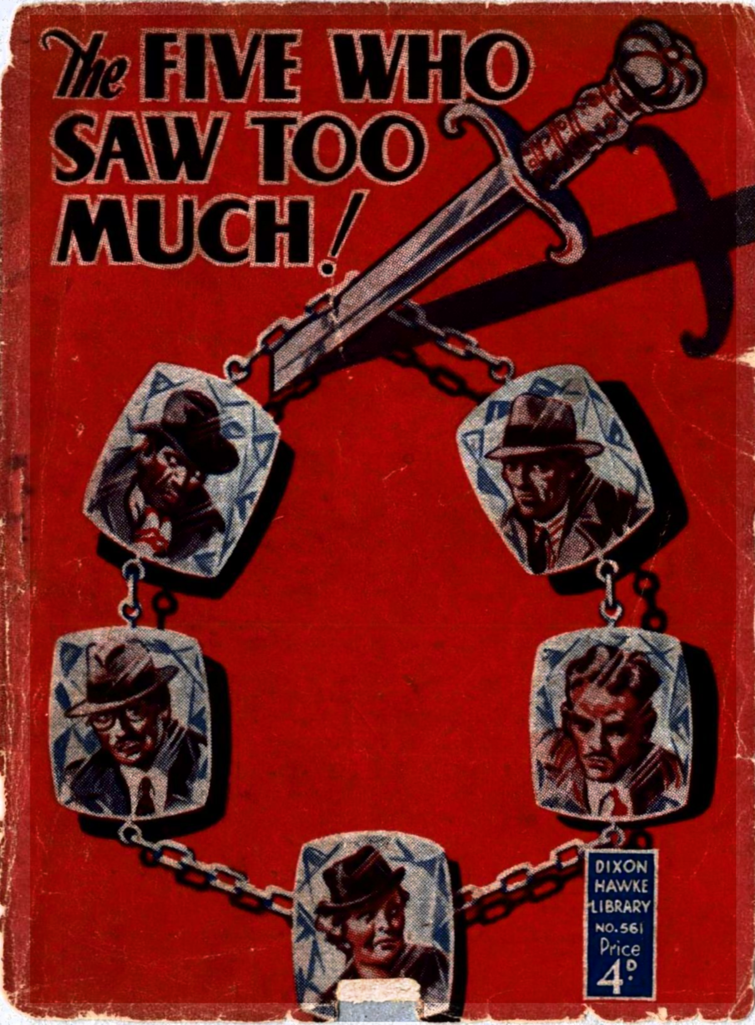 The Five Who Saw Too Much by A Dixon Hawke Mystery