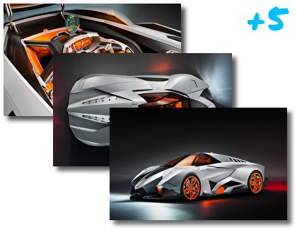 Lamborghini Egoista theme pack