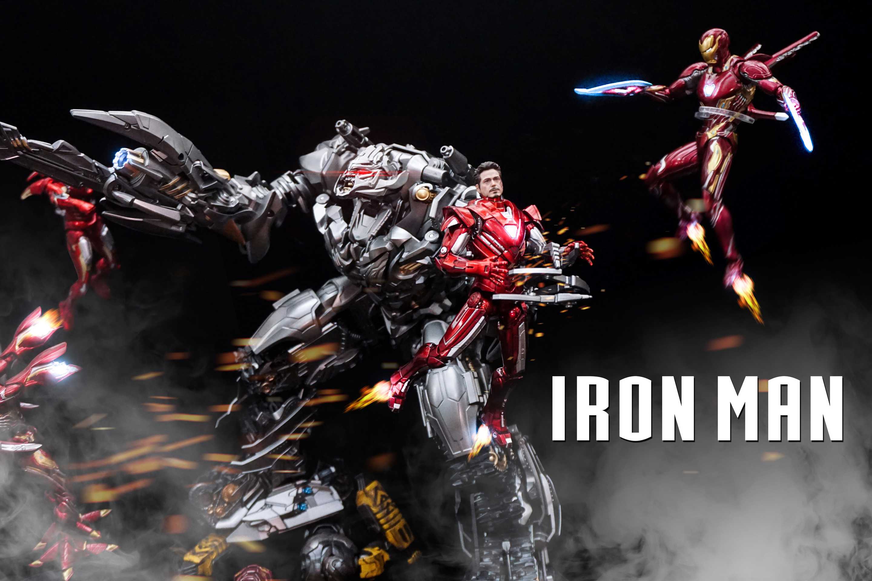 Megatron VS Iron Man Legion