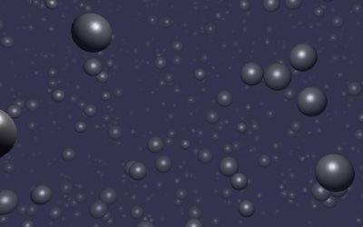 WebGL scene for OCTREE - 8000 spheres