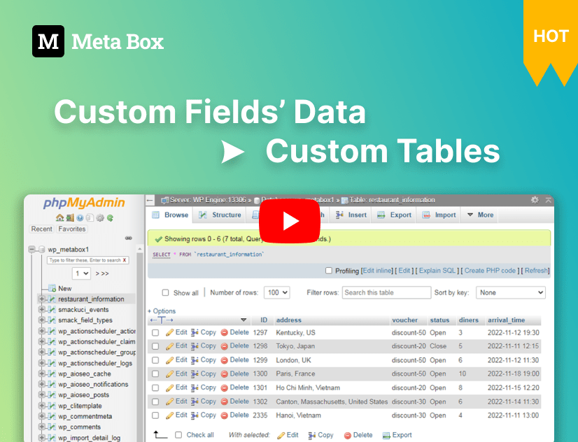 moving custom fields’ data to custom tables