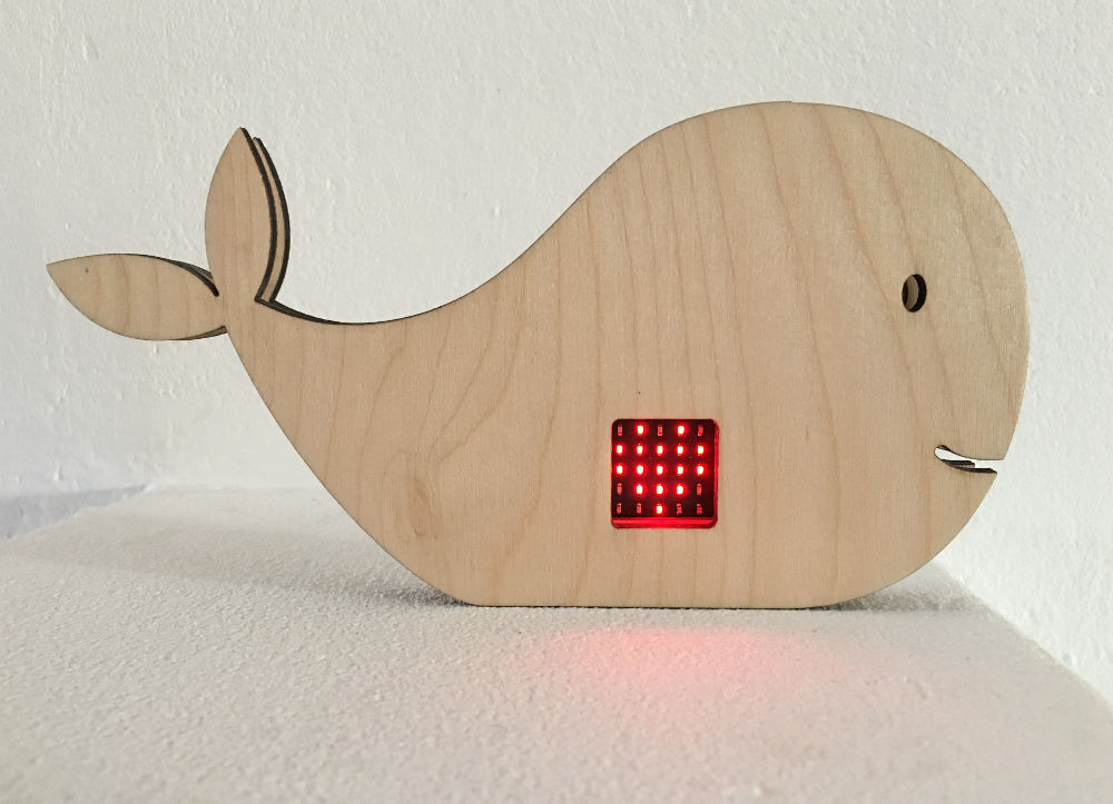 Image for Laser cut whale with BBC micro:bit blog post