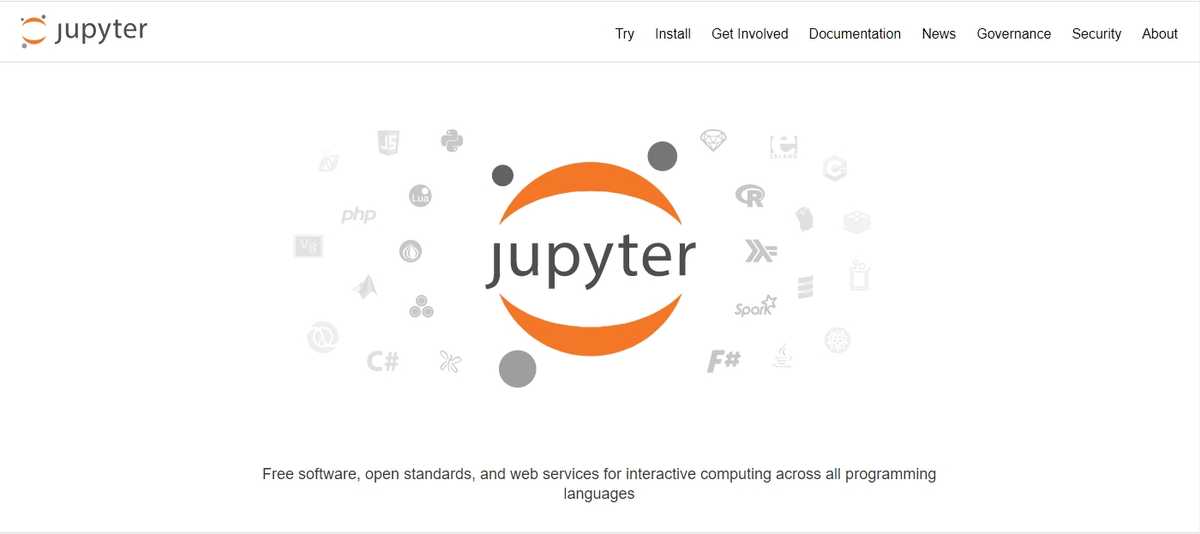 주피터(Jupyter) 홈페이지