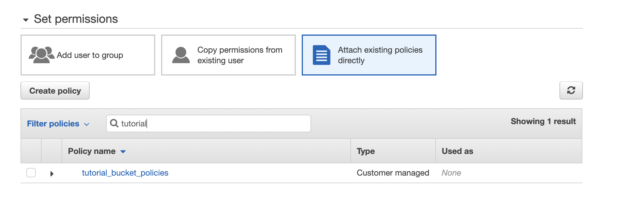 attach-existing-policies-directly